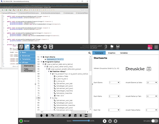 Dreusicke Robotics Program User Interface